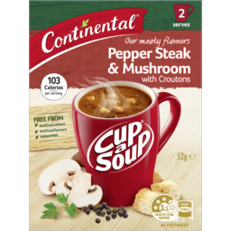 Photo of Cont Cup Soup Pepp Steak&Mush 52gm