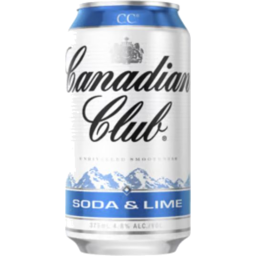 Photo of Canadian Club - Soda & Lime - 375ml