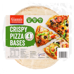 Photo of Giannis Bases Pizza Crispy 4 Pack