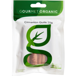 Photo of Gourmet Organic Herbs Cinnamon Quills 20g