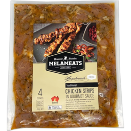 Photo of Melameats Traditional Chicken Strips In Gourmet Sauce 450g