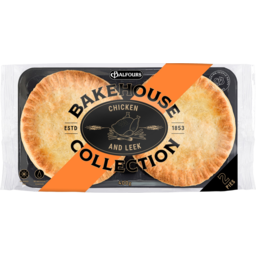 Photo of Balfours Bakehouse Collection Chicken And Leek Pies 2 Pack