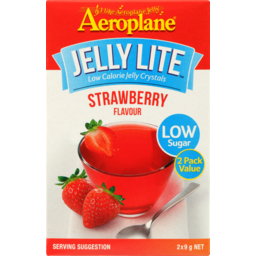 Photo of Aeroplane Lite Jelly Aeroplane Strawberry Lite Jelly 2 x 9g  