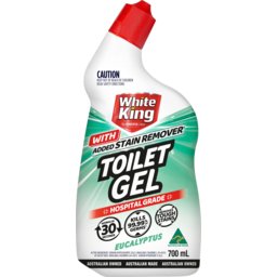 Photo of White King Toilet Gel Eucalyptus With Added Stain Remover 700ml