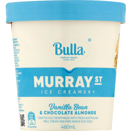 Photo of Bulla Ice Cream Vanilla & Almond 460ml