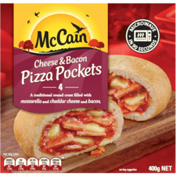 Photo of McCain Pizza Pockets Cheese & Bacon 4 Pack