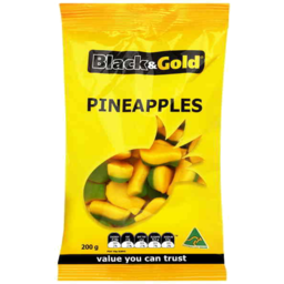 Photo of Black & Gold Pineapples