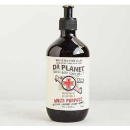Photo of Dr Planet Castile Soap Concentrate Peppermint & Lavender Pump