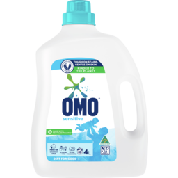 Photo of Omo Sensitive Laundry Liquid Detergent Front & Top Loader 4l