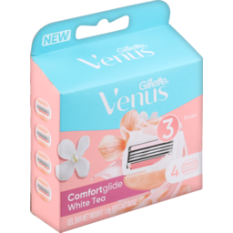 Photo of Gillette Venus Comfortglide Razor Blades White Tea Cartridges 4 Pack