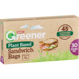 Photo of Multix Greener Plant Based Sandwich Bags 30 Pack 