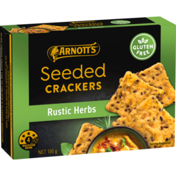 Photo of Arnott's Gold Label Crackers Seed Herb 100g