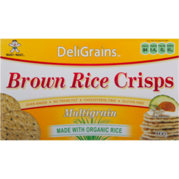 Photo of DeliGrains Rice Crisps - Brown (Multigrain)