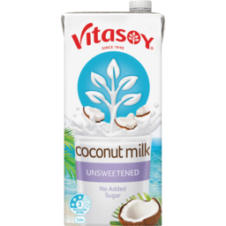 Photo of Vitasoy Unsweetened No Added Sugar Coconut Long Life Milk 1l