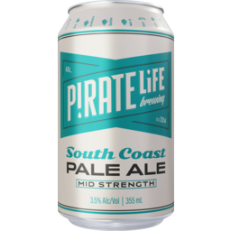 Photo of Pirate Life South Coast Pale Ale Mid Strength