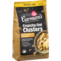 Photo of Carman's Golden Oat Crumble Crunchy Clusters 750g