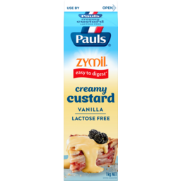 Photo of Pauls Zymil Lactose Free Vanilla Custard 1kg