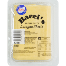 Photo of Bacci Fresh Lasagne Sheets