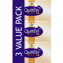 Photo of Quilton Aloe Vera 3 Ply Facial Tissues Value Pack 3x75 Pack