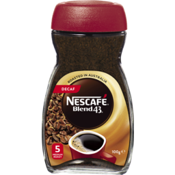 Photo of Nescafe Blend 43 Decaf Instant Coffee Jar 100g