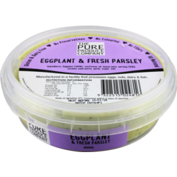 Photo of Pure Produce Dip Eggplant Parsly 