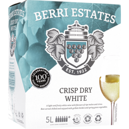Photo of Berri Estate Crisp Dry White 5lt