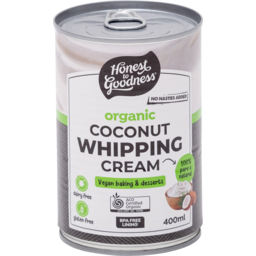 Photo of  Honest to Goodness Coconut Cream Whipping 400ml