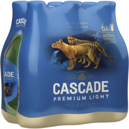 Photo of Cascade Premium Light Bottle 375ml 6 Pack