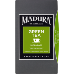 Photo of Madura Green Tea 50 Tea Bags 75g