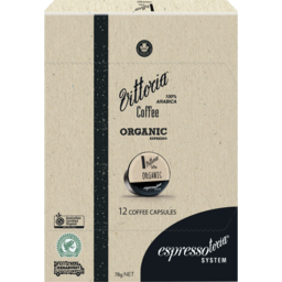Photo of Espressotoria Vittoria Coffee Organic Capsules 78gm