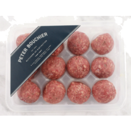 Photo of PETER BOUCHIER PORK and FENNEL MEATBALLS 480G