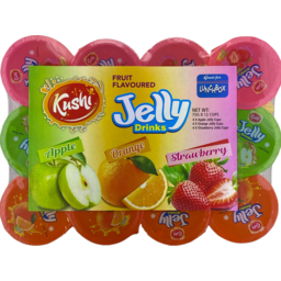 Photo of Kushi Jelly Drinks Apple, Orang & Strawberry 12 Pack