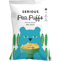Photo of Serious Food Co Organic Sea Salt Pea Puffs 