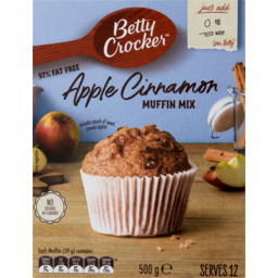 Photo of Betty Crocker 97% Fat Free Apple & Cinnamon Muffin Mix 500g