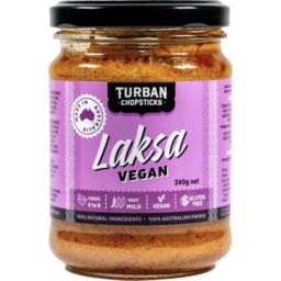 Photo of TURBAN CHOPSTICKS Laksa Vegan Curry Paste