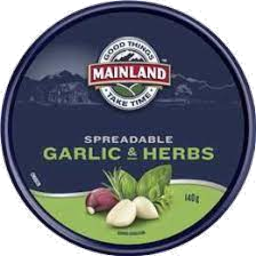 Photo of Mainland Butter Spreadable Garlic & Herbs 140gm