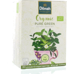 Photo of Dilmah Teabags Organic Pure Green 20pack