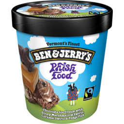Photo of Ben & Jerrys Phish Food Ice Cream 458ml