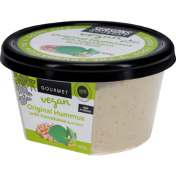 Photo of Seasons Gourmet Vegan Original Hummus With Kawakawa Bush Basil 400g