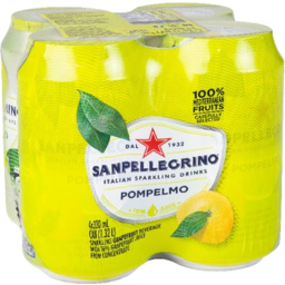 Photo of San Pellegrino Pompelmo Cans 4 Pack