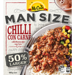 Photo of McCain Man Size Chilli Con Carne 480gm