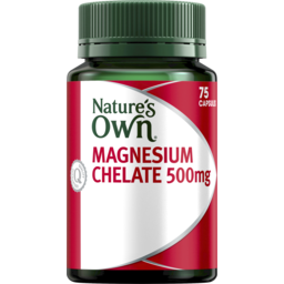 Photo of Nature's Own Magnesium Chelate 500mg 75 Capsules 75.0x500mg