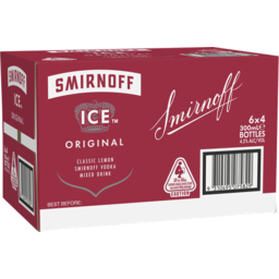 Photo of Smirnoff Ice Red Original Vodka Bottle