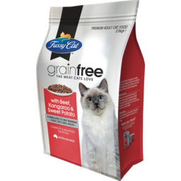 Photo of Fussy Cat Grain Free Beef And Kangaroo With Sweet Potato Dry Cat Food 2.5kg