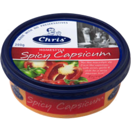 Photo of Chris Dip Traditional Spicy Capsicum I200gm