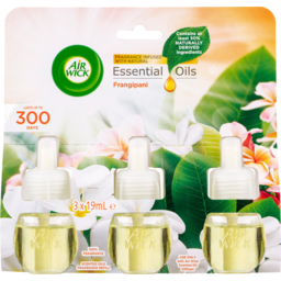 Photo of Air Wick Essential Oils Frangipani Scented Oil Refill 3x19ml