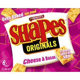 Photo of Arnotts Shapes Originals Cheese & Bacon 180g