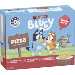 Photo of Arn Bluey Snacks Pizza S/Box 150gm