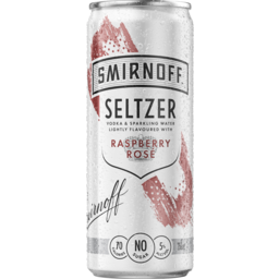 Photo of Smirnoff Seltzer Raspberry Rose Can