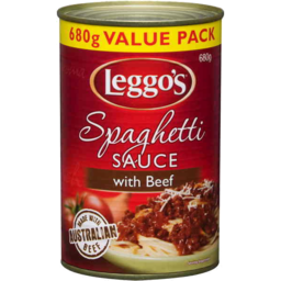Photo of Leggos Spaghetti Sauce With Beef 680g Can